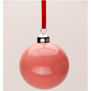 Шар пластик 08см глянцевый цв.розовый щербет 104 арт.РШ2504