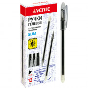 Ручка гелевая ПИШИ-СТИРАЙ (deVENTE) Slim черная, 0,5мм арт.5051845 (Ст.)