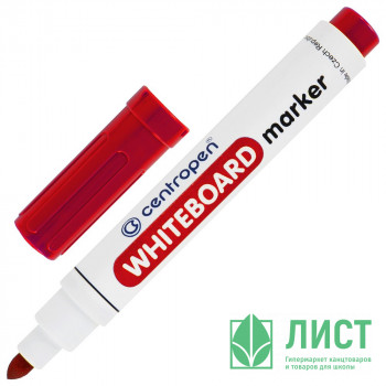 Маркер для доски CENTROPEN круглый 2,5мм красный арт.8559/1К Маркер для доски CENTROPEN круглый 2,5мм красный арт.8559/1К