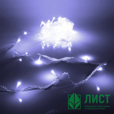 Гирлянда эл.д/дома точечная 09,5м 100LED "Bright light" (св.провод) цв.белый 8реж. арт.725-0045 Гирлянда эл.д/дома точечная 09,5м 100LED "Bright light" (св.провод) цв.белый 8реж. арт.725-0045