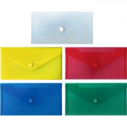 Папка-конверт на кнопке С6(119*224) 180мкм deVENTE цвет в асс.арт.3071821