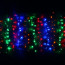 Гирлянда электрическая уличная занавес Дождь 3*2,5м 480LED цвет мульти (светлый провод) 8режимов арт.196-504 - my_209264