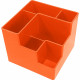 Подставка для ручек  и карандашей deVENTE оранжевая, 6 секций арт.4104924 (Ст.1)