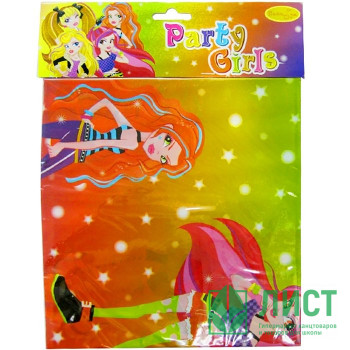 Скатерть &quot;Party Girls&quot; 140см*180см арт.6039820 Скатерть "Party Girls" 140см*180см арт.6039820