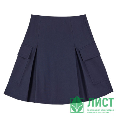 Юбка для девочки (Делорас) арт.63767QD размер 34/134-44/164 цвет синий Юбка для девочки (Делорас) арт.63767QD размер 34/134-44/164 цвет синий