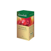 Чай Greenfield 25пак. Summer Bouguet (малина) (Ст.10)