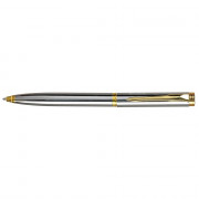 Ручка шариковая подарочная (Basir) металлический корпус, золото/серебро, поворотный механизм арт.МС-5792 (Ст.12)