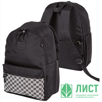 Рюкзак для мальчика (deVENTE) TOTAL BLACK 44x31x20 см арт.7032473 Рюкзак для мальчика (deVENTE) TOTAL BLACK 44x31x20 см арт.7032473