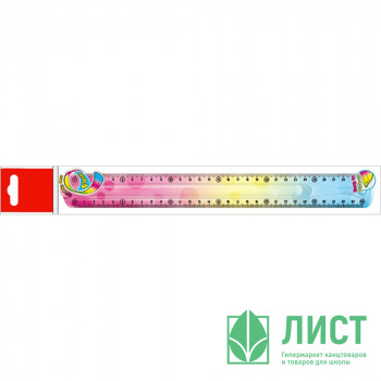 Линейка 30см (deVENTE) гибкая радужная Rainbow Flex арт.5091206 Линейка 30см (deVENTE) гибкая радужная Rainbow Flex арт.5091206