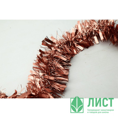 Мишура 9*200см пепельная роза арт.78809 Мишура 9*200см пепельная роза арт.78809