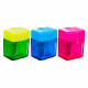Точилка пл.Deli контейнер, 1 отверстие, цвет в ассортименте Cubic арт.E0574 (Ст.)