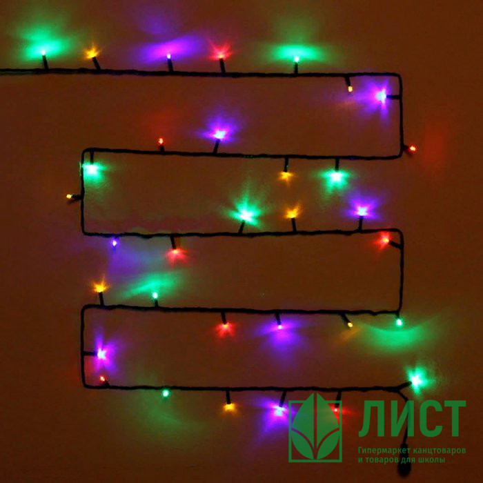 Гирлянда эл.д/улицы точечная 07м 80LED цв.мульти (т.провод) 8режимов арт.183-160
