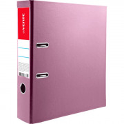 Папка-регистратор 70мм (+/-5) ламинированный картон PASTEL розовая deVENTE разобранная арт.3093017