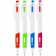Ручка шариковая автоматическая (МС) белый корпус с цветными вставками, 0,7мм, син. масл. арт.МС-4059(Ст.36/1440)