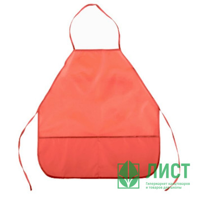 Фартук для детского творчества (deVENTE) с 2 карманами, красный арт 7042006 Фартук для детского творчества (deVENTE) с 2 карманами, красный арт 7042006