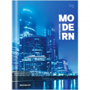 Блокнот А6 твердая обложка 80 листов (BG) Modern city глянцевая ламинация ассорти арт ББ6т80_лг 62665