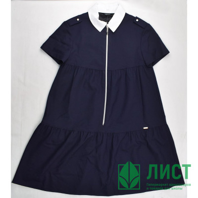 Платье для девочки (ГЕРМИОНА)  арт.55223-07 размерный ряд 34/140-44/170 цвет синий Платье для девочки (ГЕРМИОНА)  арт.55223-07 размерный ряд 34/140-44/170 цвет синий