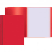 Папка 40 файлов 0,50мм пластиковая  Attomex красный арт.3103400 (Ст.84)