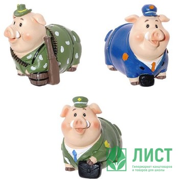 Статуэтка символ года Свинка 4,5см ассортимент арт.719907 Статуэтка символ года Свинка 4,5см ассортимент арт.719907