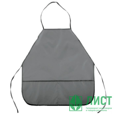 Фартук для детского творчества (deVENTE) с 2 карманами, серый арт  7042007 Фартук для детского творчества (deVENTE) с 2 карманами, серый арт  7042007