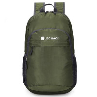 Рюкзак для мальчиков (LECHAO) зеленый арт.CC022_661-5 43х26х15см