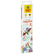 Акварель 6 цветов (Мульти-Пульти) Енот в сказке медовая без кисти (ст.48)