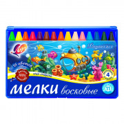 Мелки восковые (ЛУЧ) ФАНТАЗИЯ на масляной основе 15 цветов арт.30С 1930-08
