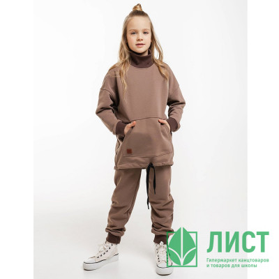 Костюм спортивный для девочки арт.BATIK ВАЛЕК размер 34/134-42/164 кофейный Костюм спортивный для девочки арт.BATIK ВАЛЕК размер 34/134-42/164 кофейный