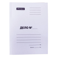 Скоросшиватель "ДЕЛО" 280г/м2 немелованный картон арт.225338 (Ст.200)