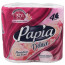 Бумага туалетная 4-слоя втулка 4 рулона в упаковке 17,5м Papia Deluxe Парадиз (Ст.14) - 