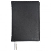 Ежедневник датированный 2026 "deVENTE "Seattle" A5 (145 ммx205 мм) 336 стр, кремовая бумага 70 г/м², печать в 2 краски, твердая обложка из искусственной кожи с поролоном, отстрочка, термо тиснение, перфорация, закругленные уголки, 2 ляссе, в термоусадочно