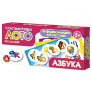Игра настольная Лото пластиковое Азбука (ДК) арт 04504