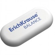 Ластик (ErichKrause) Balance 50*23*9мм белый арт.34638