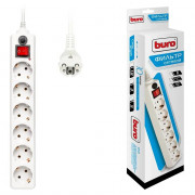 Сетевой фильтр BURO 600SH-5-W, 5м, 6 розеток белый
