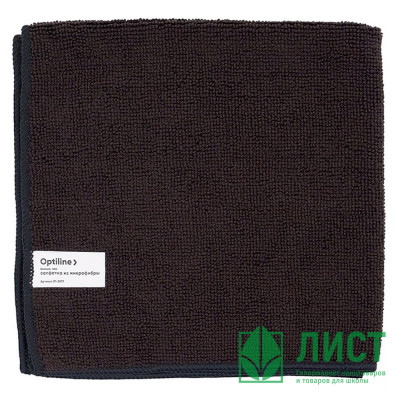 Салфетка универсальная микрофибра 40*40 220г/м2 1шт б/уп черная арт.31-3977 Салфетка универсальная микрофибра 40*40 220г/м2 1шт б/уп черная арт.31-3977
