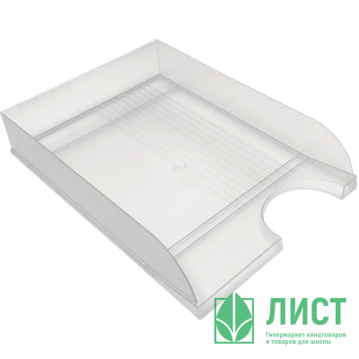 Лоток для бумаг литой 1 секция прозрачный deVENTE арт.3041800 Лоток для бумаг литой 1 секция прозрачный deVENTE арт.3041800