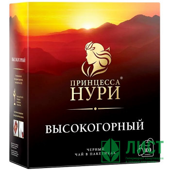 Чай Принцесса Нури 100пак. Черный Высокогорный Чай Принцесса Нури 100пак. Черный Высокогорный
