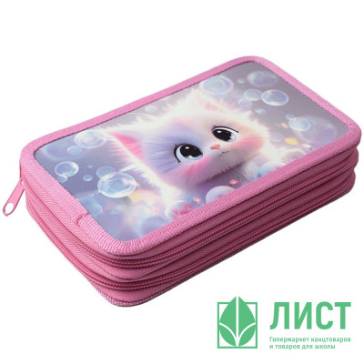 Пенал 2 отделения (Оникс) ПКК 11-5 Котик аниме 190*110 ламинированный картон Пенал 2 отделения (Оникс) ПКК 11-5 Котик аниме 190*110 ламинированный картон