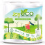 Бумага туалетная 2-слоя втулка 4рулона в упаковке 17,5 метров Joy Eco белая (Ст.12) - 