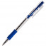 Ручка шариковая автомат (Attomex) прозрачный корпус резиновый упор синий 0,7мм арт.5071900 Ст.50) - 