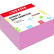 Блок самоклеющийся 76*76 400л розовый deVENTE арт.2010102 (Ст.)