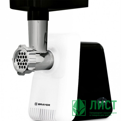 Мясорубка BRAYER, арт.BR1600, белый/черный, 1300Вт Мясорубка BRAYER, арт.BR1600, белый/черный, 1300Вт